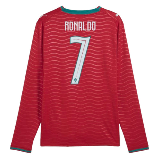 2026-2027 Portugal Long Sleeves Home Shirt RONALDO Shirt